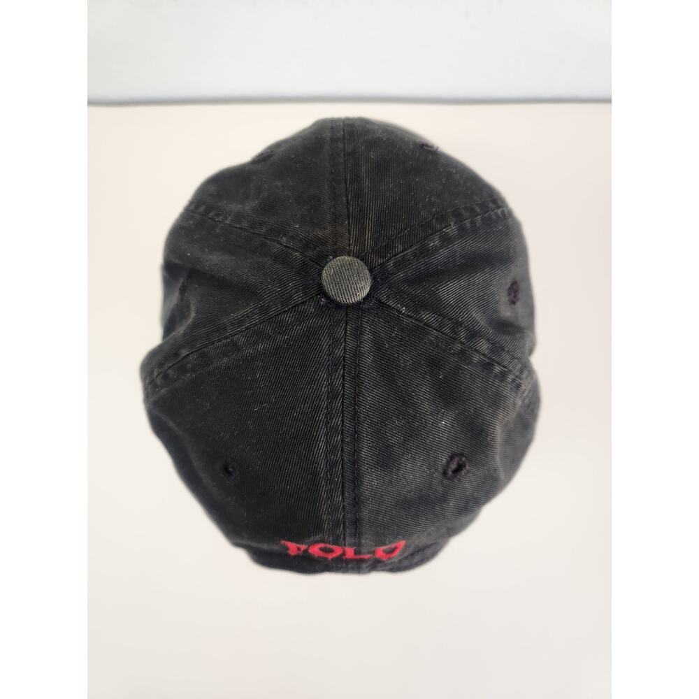 Vintage Polo Ralph Lauren Black Hat One Size Unisex - Picture 5 of 7